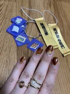 みたらし団子ネイル